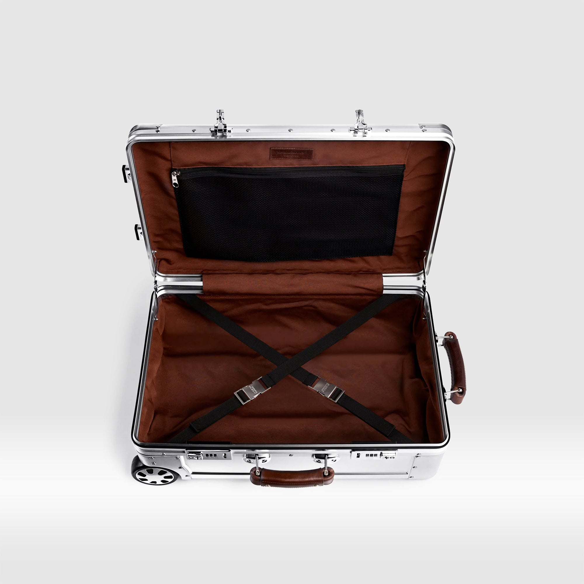 Stainless Steel Travel Trunk Luggage | With Layer | Can Be Used